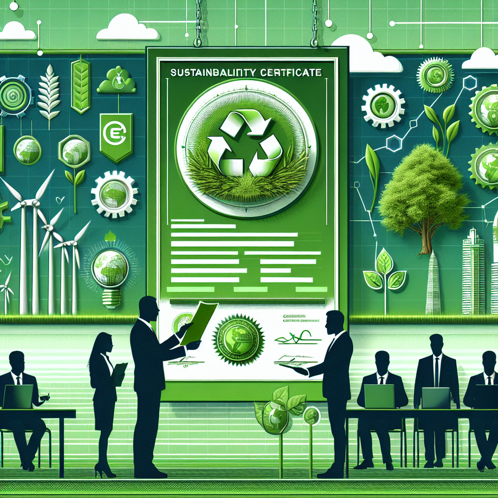 How can Ecobraz certificates be presented in sustainability audits?