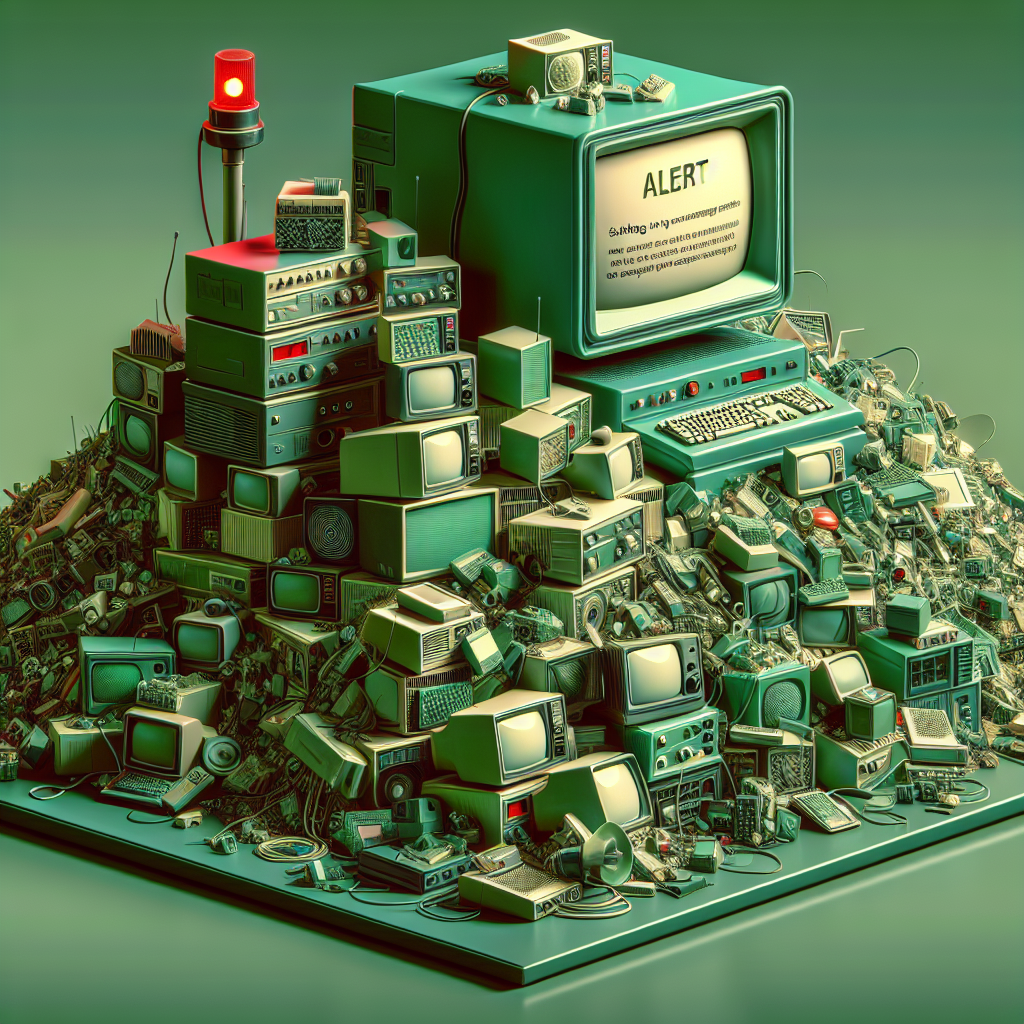 How to set up an automated alert for obsolete equipment about to become e-waste