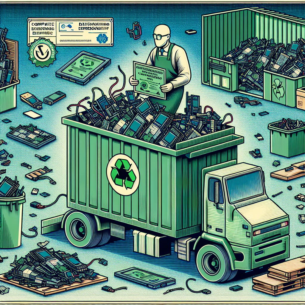 How to Dispose of Corporate Electronics with a Certificate (Step by Step)