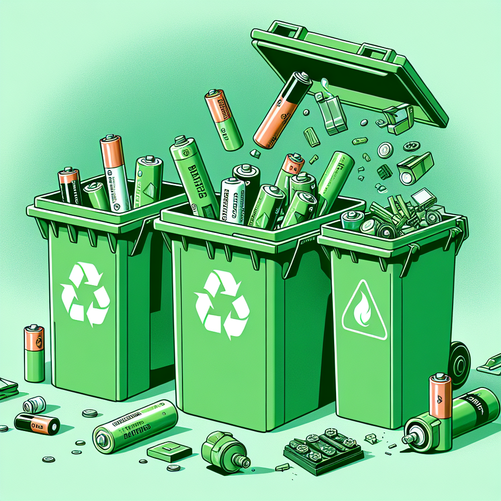 How to dispose of batteries correctly.