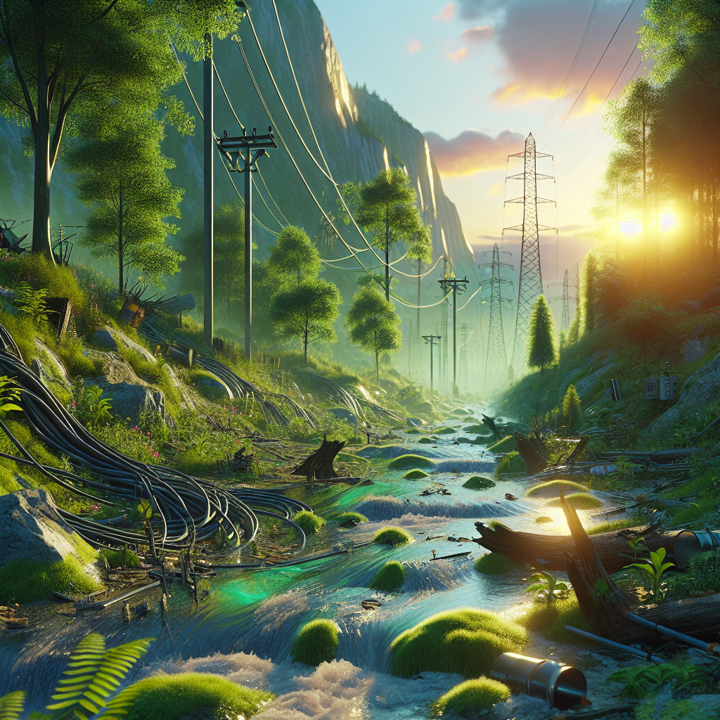 How improper disposal of cables pollutes soil and groundwater