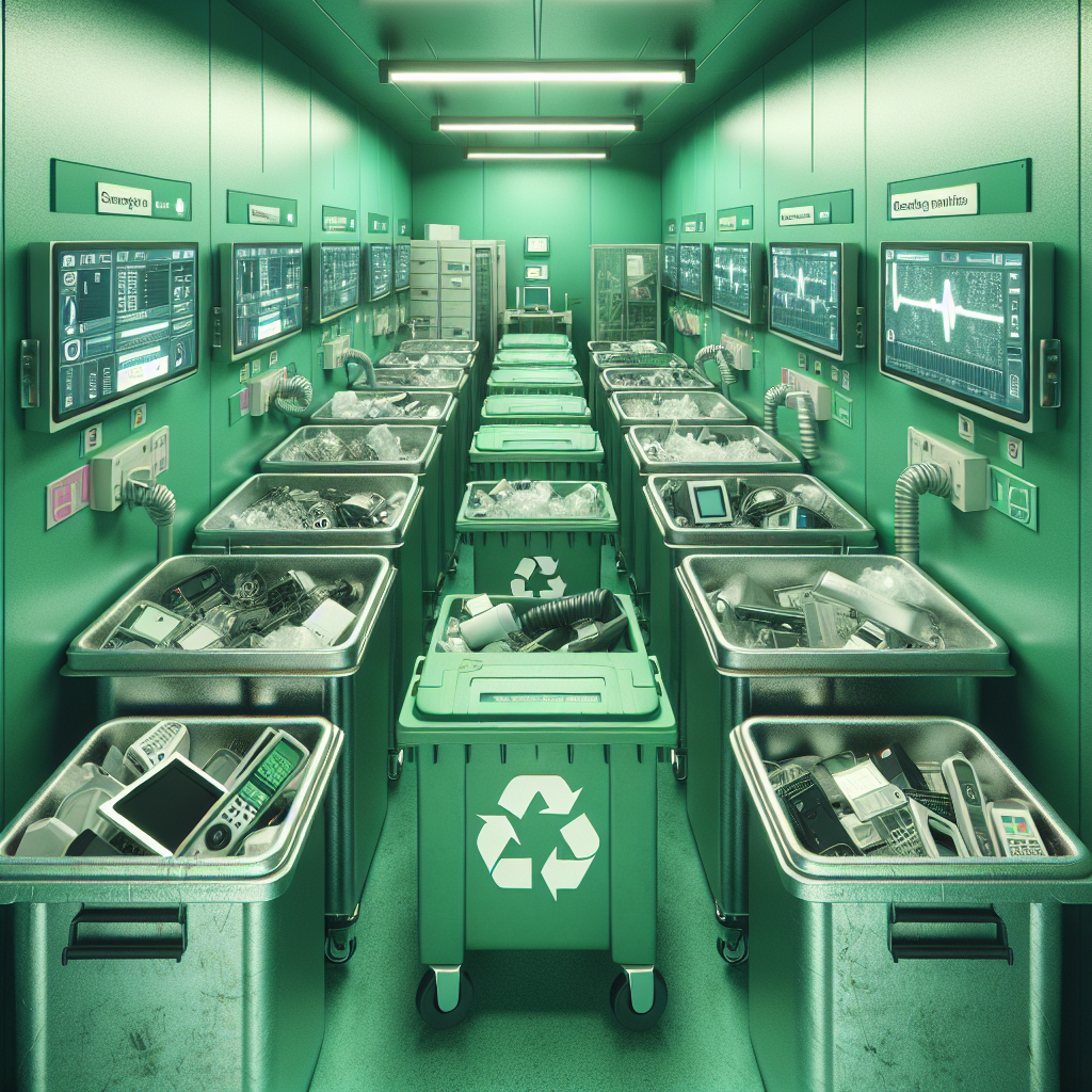 Como o setor hospitalar deve descartar equipamentos médico-eletrônicos