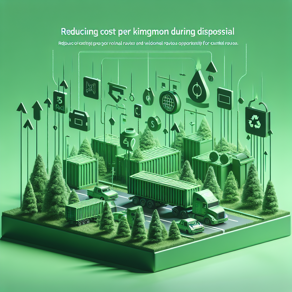 How can you reduce the cost per kg at destination using regional windows and routes?