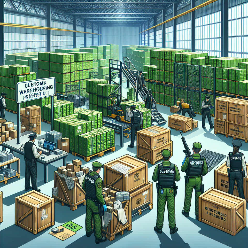 How do you handle items held in customs for destination?