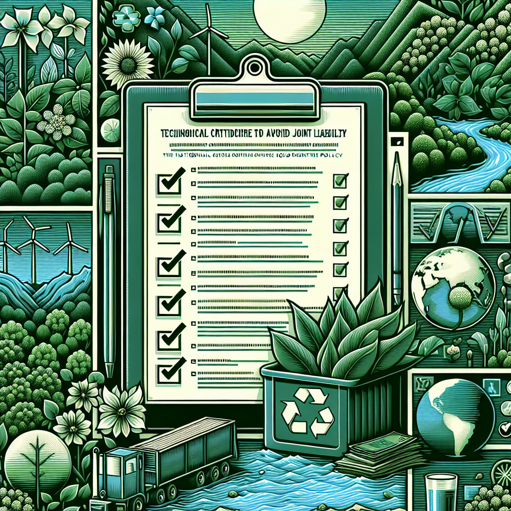 Conformité Environnementale : Critères Techniques pour Éviter la Responsabilité Solidaire dans la PNRS