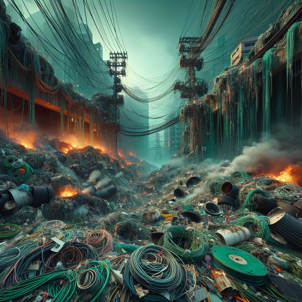 Contamination, fires and waste: the real damage of incorrectly disposed of electrical wires