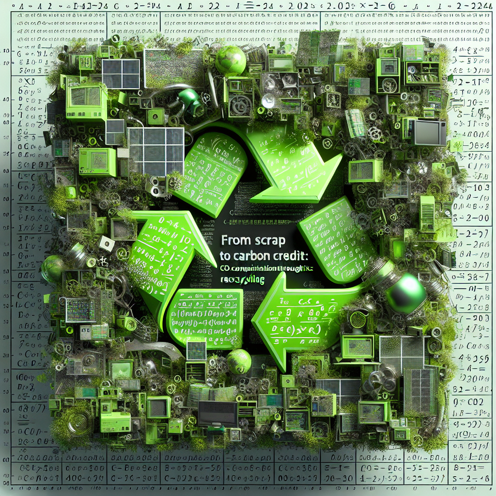 De la ferraille au crédit carbone : Les mathématiques derrière la compensation du CO² dans le recyclage des électroniques