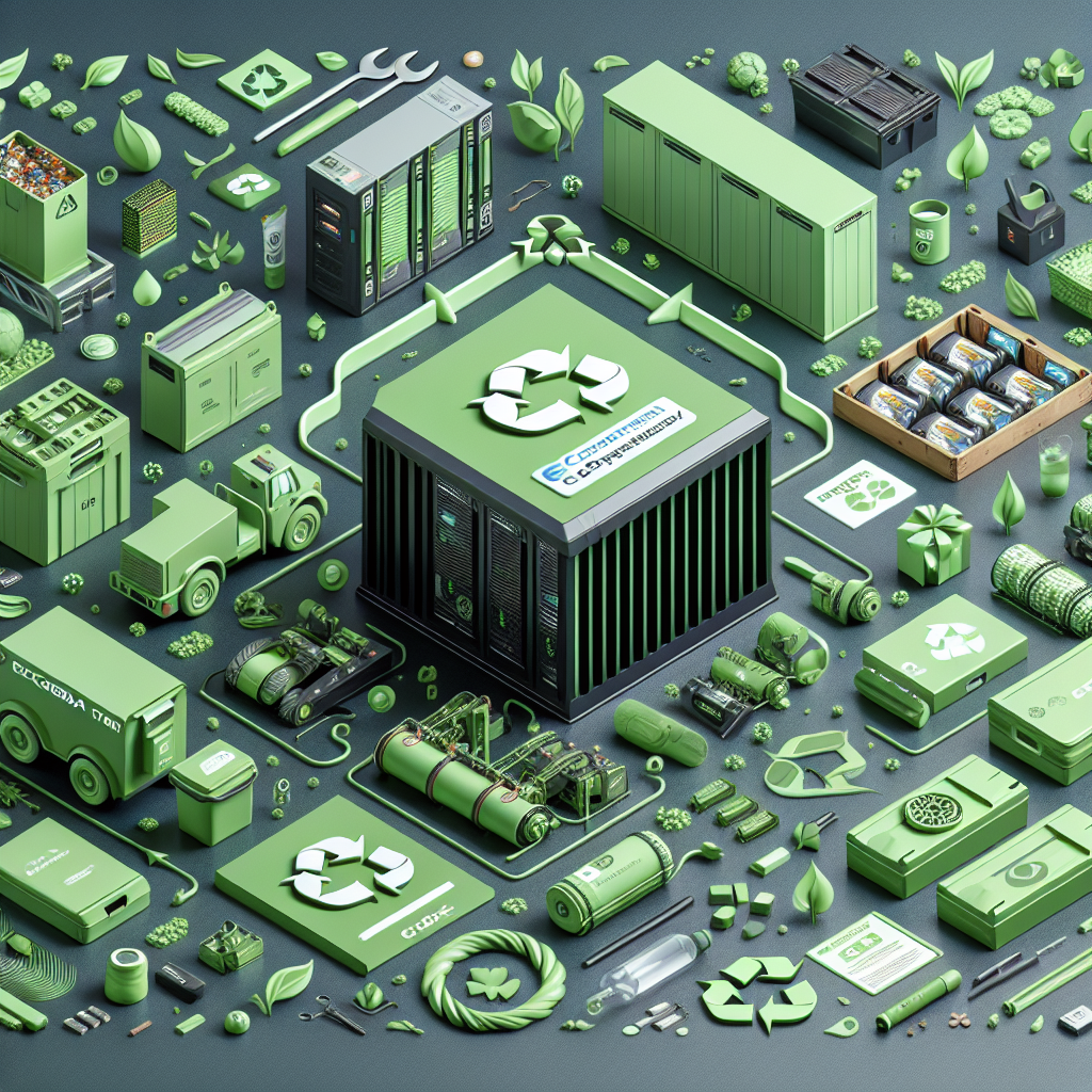 Eliminación corporativa de SAI y baterías con documentación de Ecobraz