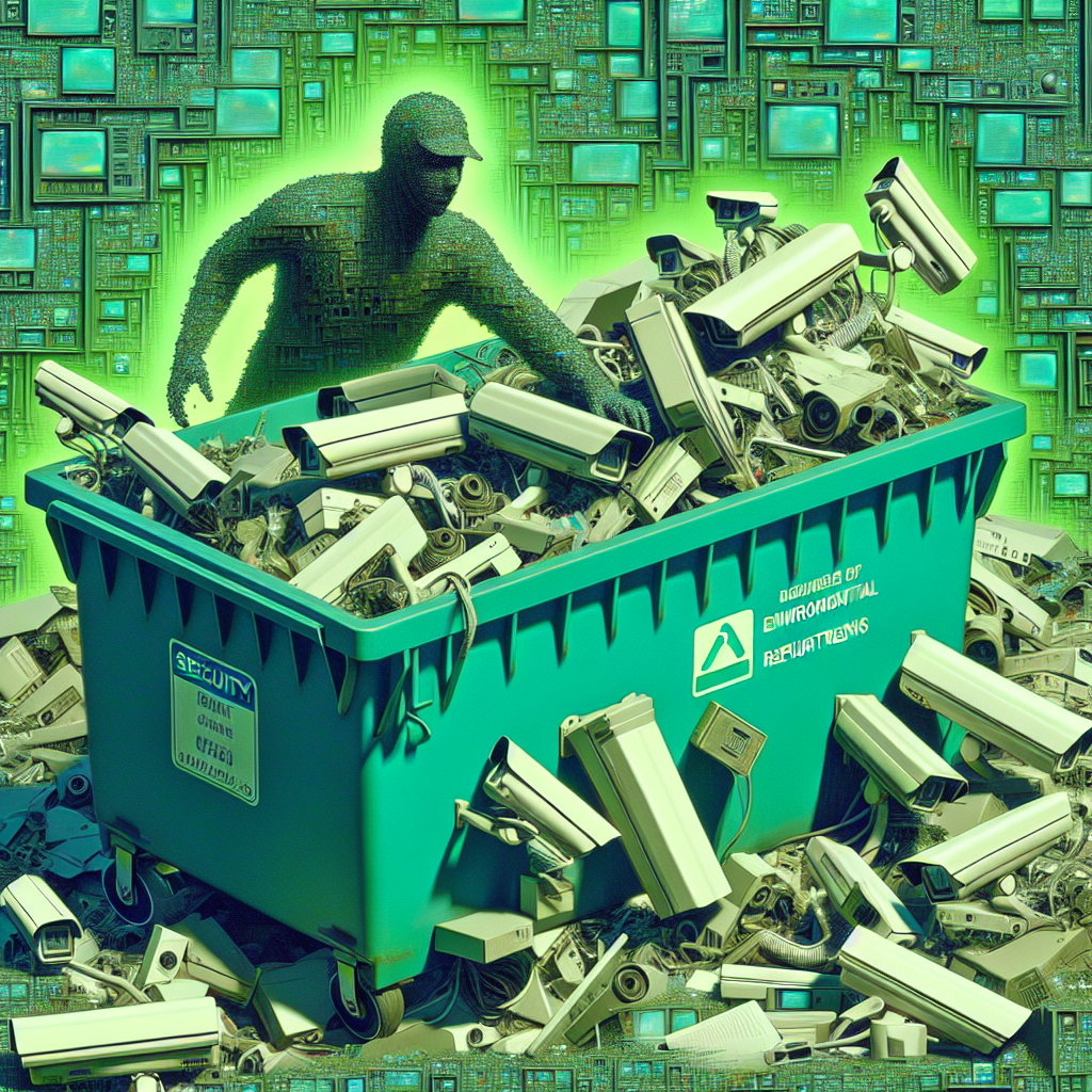 Élimination en toute sécurité des systèmes de vidéosurveillance et de contrôle d'accès, avec rapport environnemental