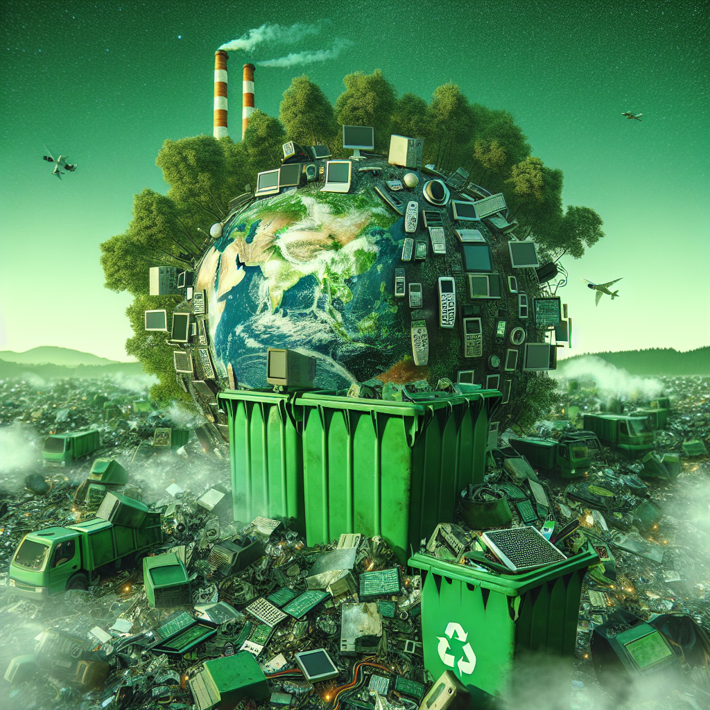 descarte de eletroeletrônicos com emissão de CDF ambiental