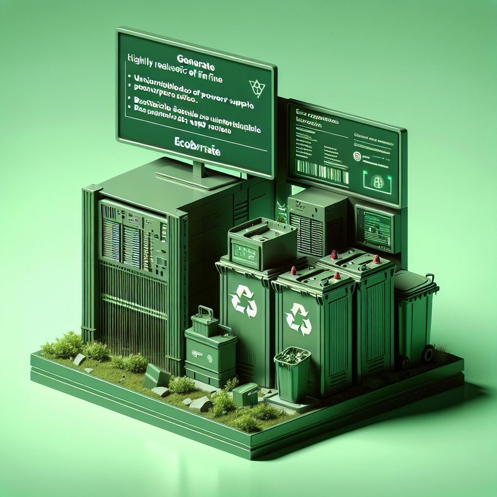 La eliminación irregular de baterías de SAI conlleva multas - Ecobraz tiene la solución