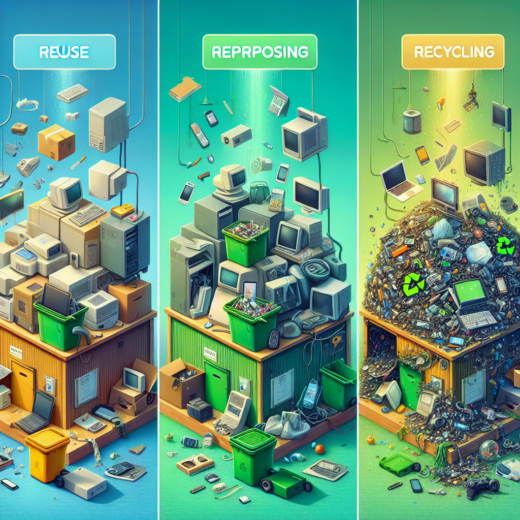 The Difference Between Reusing, Repurposing and Recycling Electronics