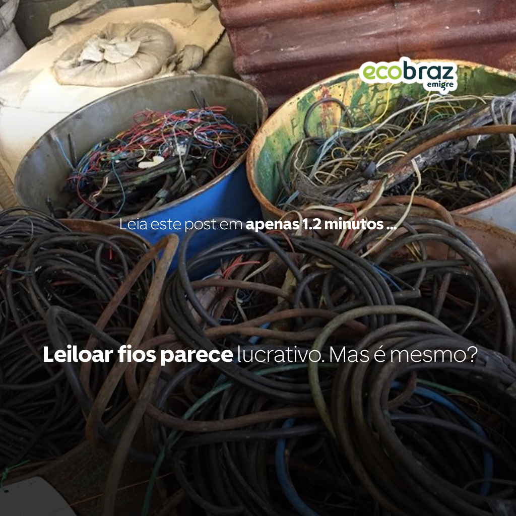 Leiloar fios parece lucrativo. Mas é mesmo?