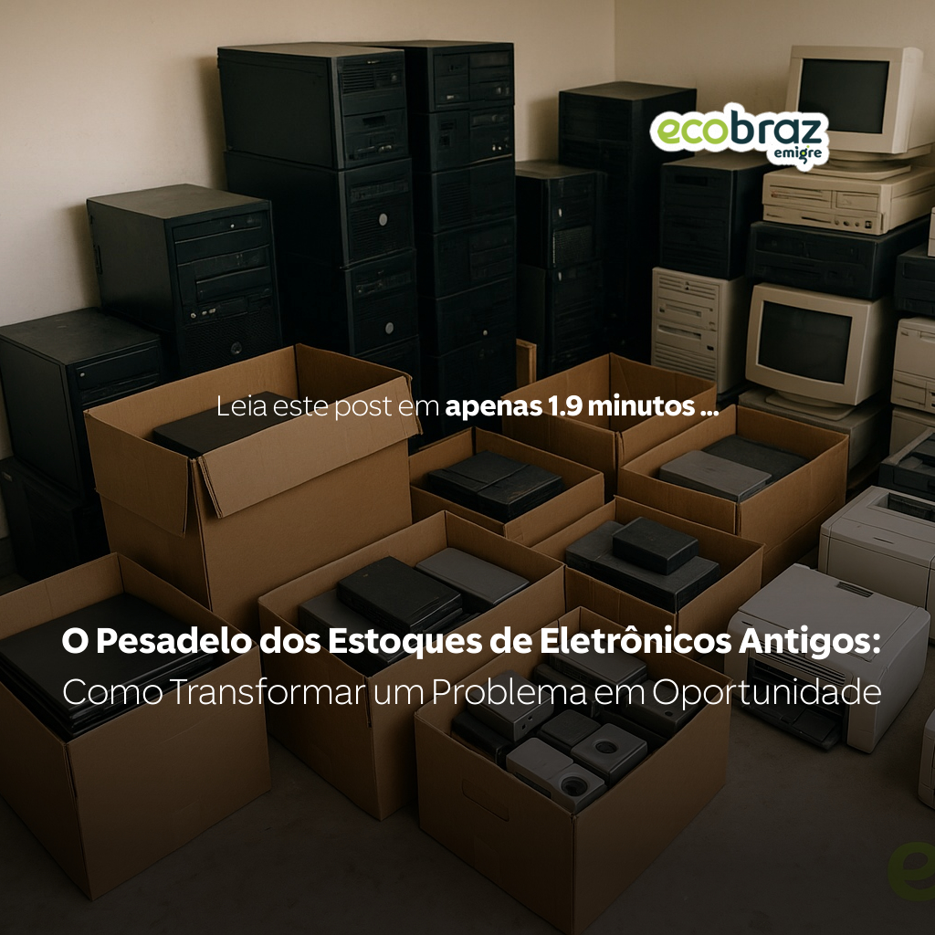 O Pesadelo dos Estoques de Eletrônicos Antigos: Como Transformar um Problema em Oportunidade