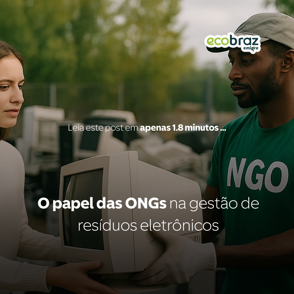 O papel das ONGs na gestão de resíduos eletrônicos