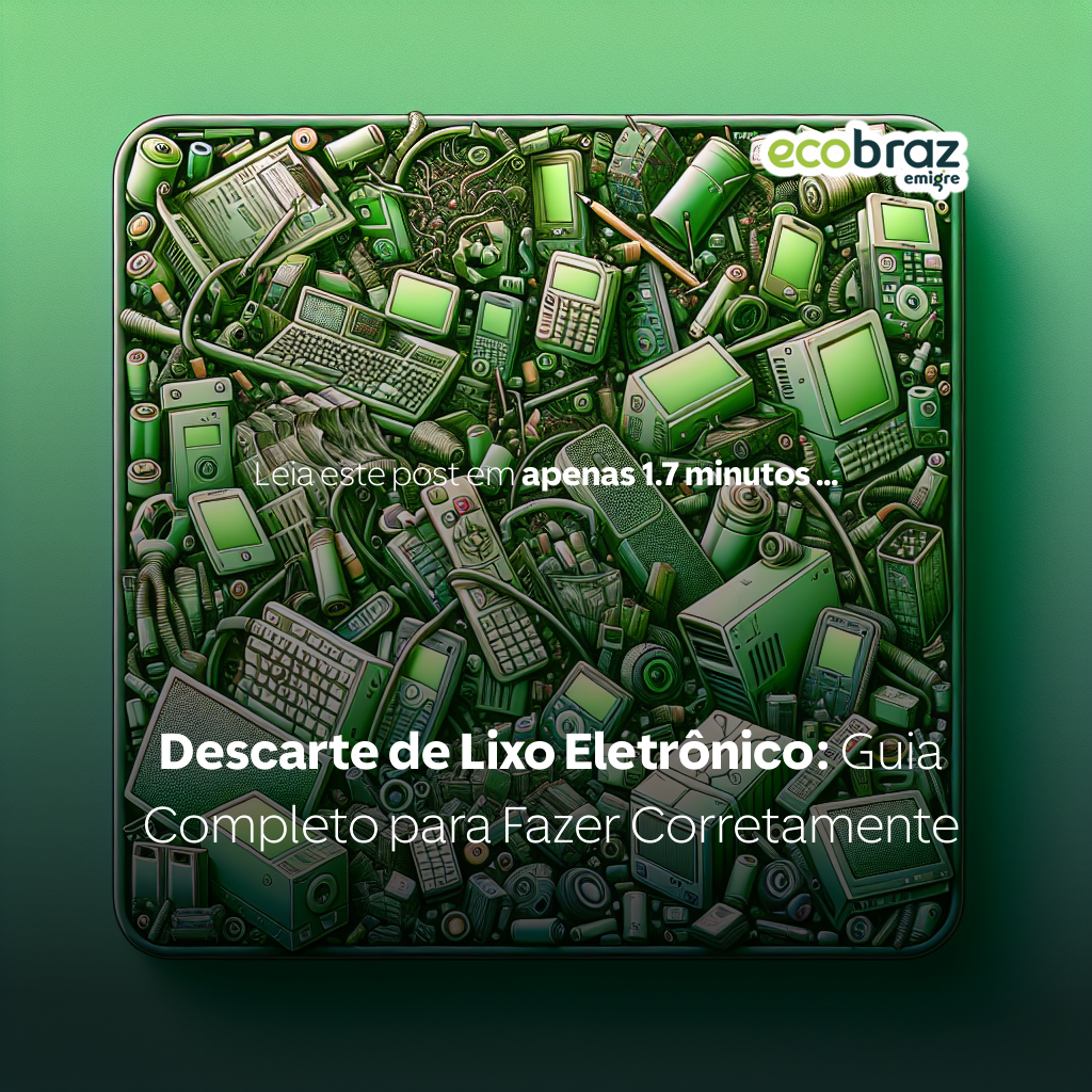Descarte de Lixo Eletrônico: Guia Completo para Fazer Corretamente