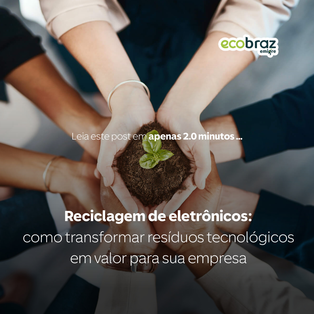 Reciclagem de eletrônicos: como transformar resíduos tecnológicos em valor para sua empresa