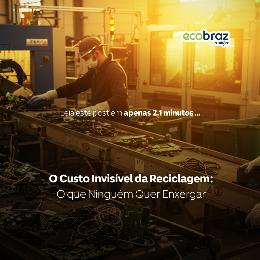 O Custo Invisível da Reciclagem: O que Ninguém Quer Enxergar