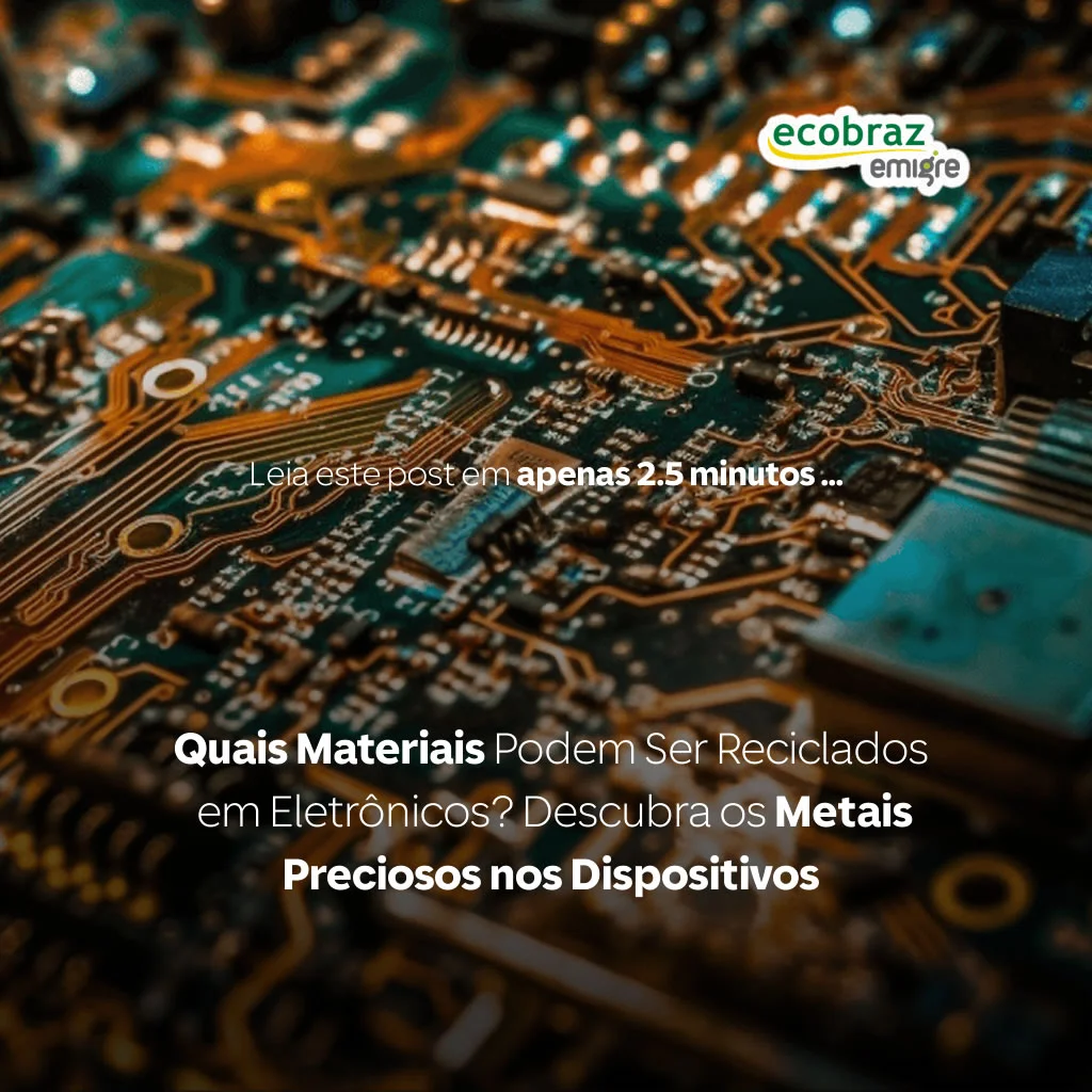 Quais Materiais Podem Ser Reciclados em Eletrônicos? Descubra os Metais Preciosos nos Dispositivos