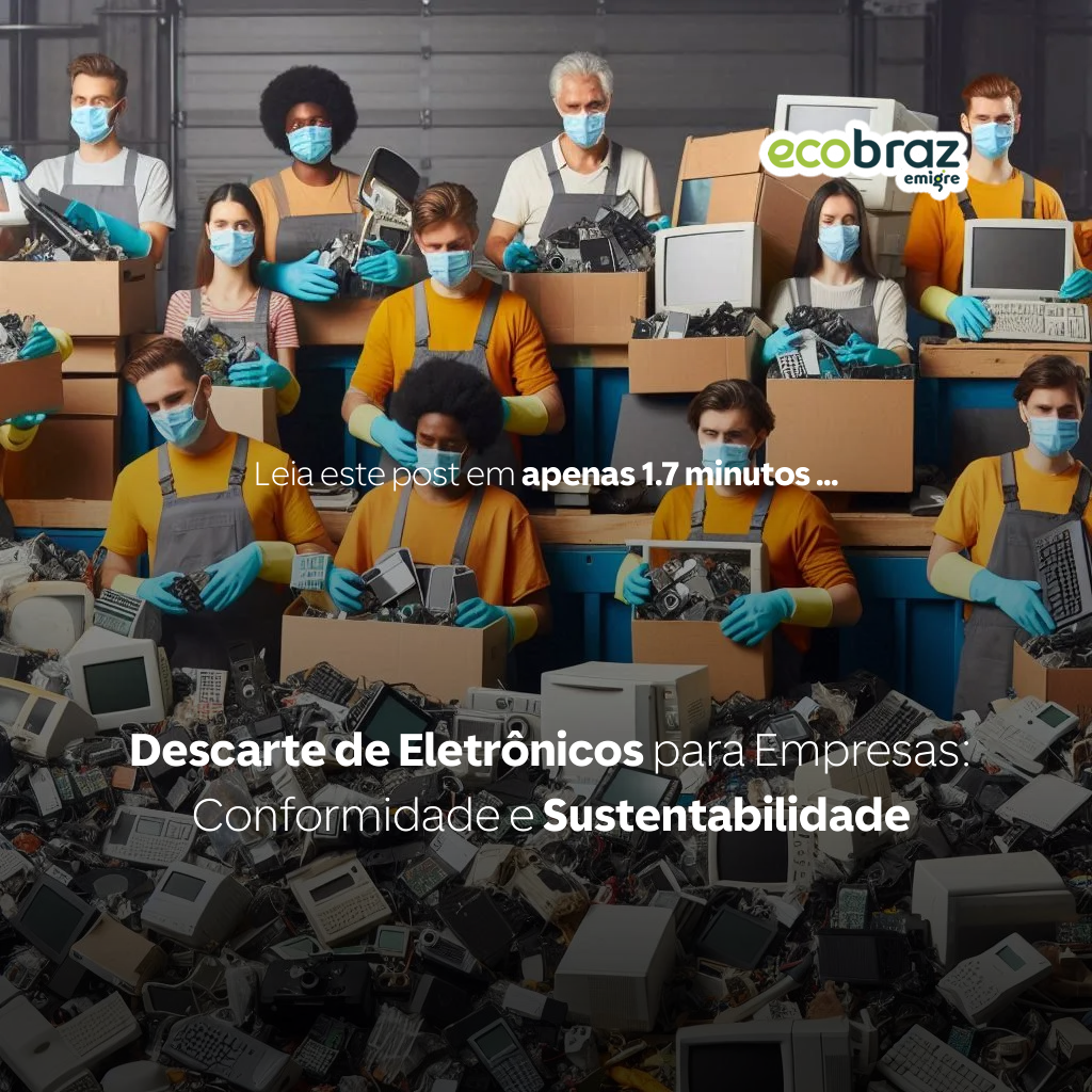 Descarte de Eletrônicos para Empresas: Conformidade e Sustentabilidade