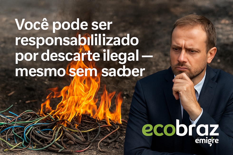 Você pode ser responsabilizado por descarte ilegal — mesmo sem saber.