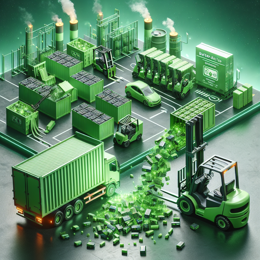 Ecobraz élimine correctement les batteries de chariots élévateurs et les véhicules électriques industriels.