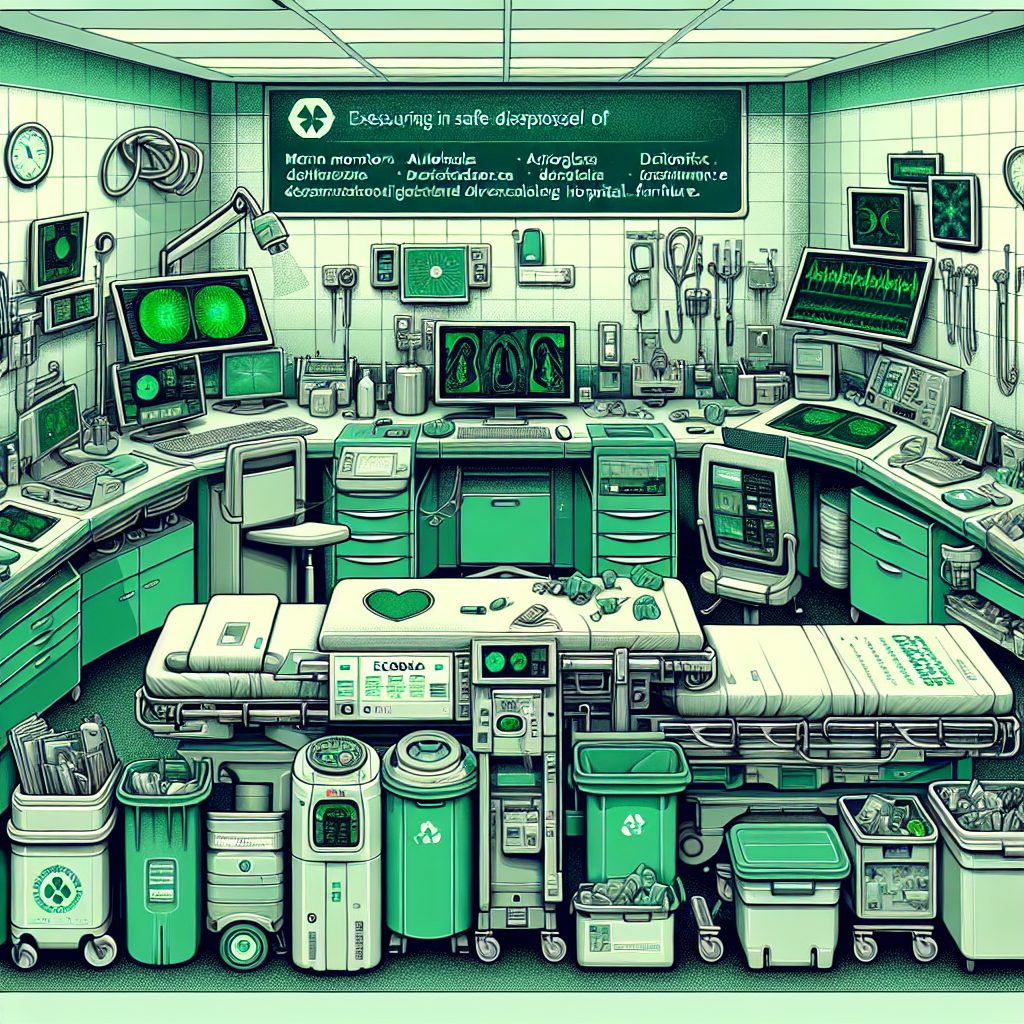 Ecobraz garantiza la eliminación segura de monitores, autoclaves, equipos de diagnóstico y mobiliario hospitalario