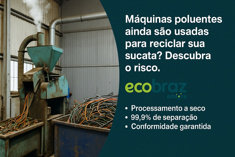Máquinas poluentes ainda são usadas para reciclar sua sucata? Descubra o risco.