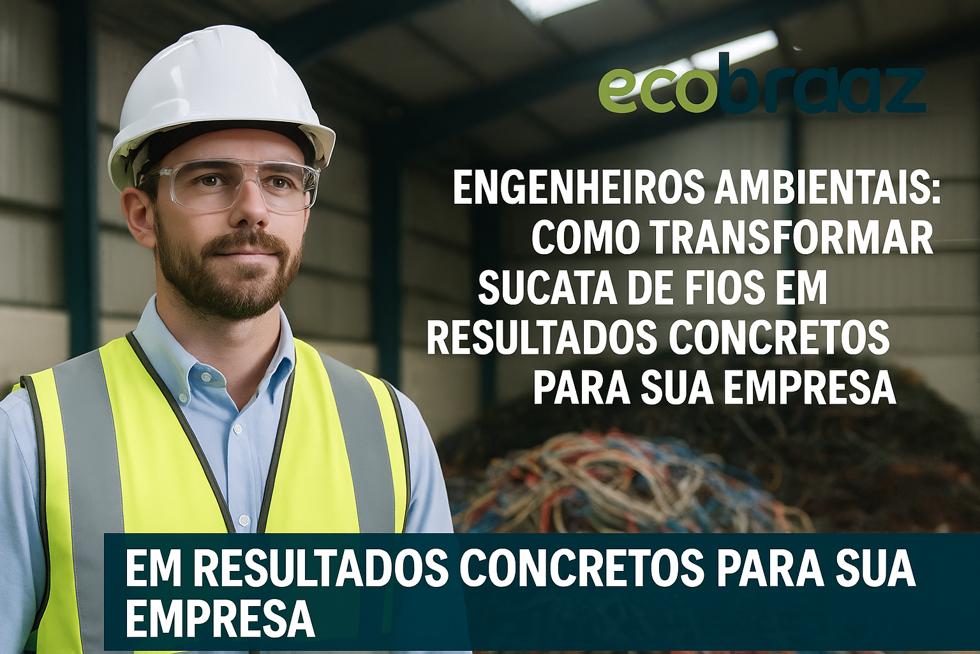 Engenheiros ambientais: como transformar sucata de fios em resultados concretos para sua empresa