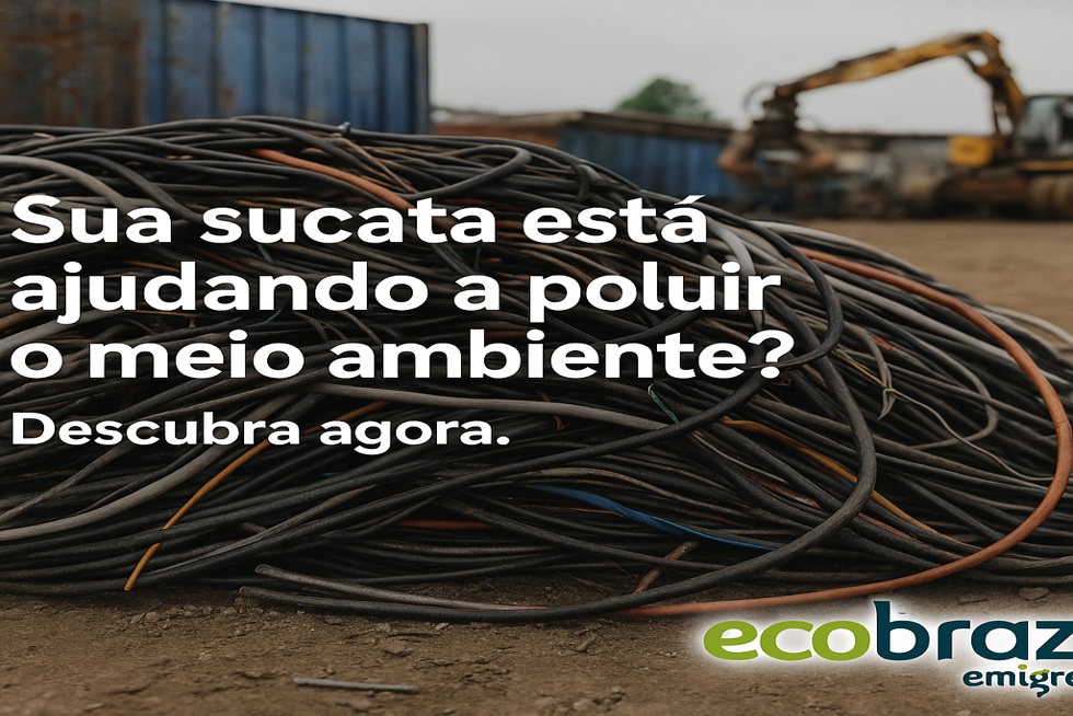 Sua sucata está ajudando a poluir o meio ambiente? Descubra agora.