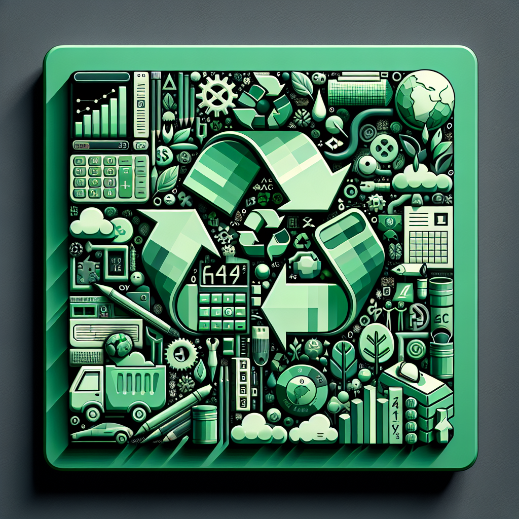 Tool for calculating emissions avoided by recycling