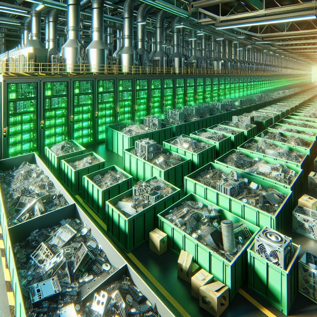 Fin de vie des centres de données et des fermes de minage de cryptomonnaies : guide de mise au rebut responsable à grande échelle