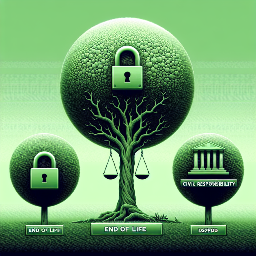 Fin de vie, LGPD et responsabilité civile : obligations qui ne peuvent pas être déléguées