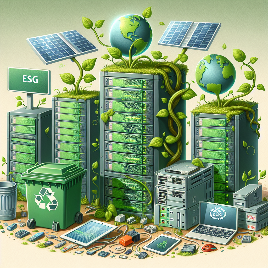 Green IT management: ESG practices applied to technology