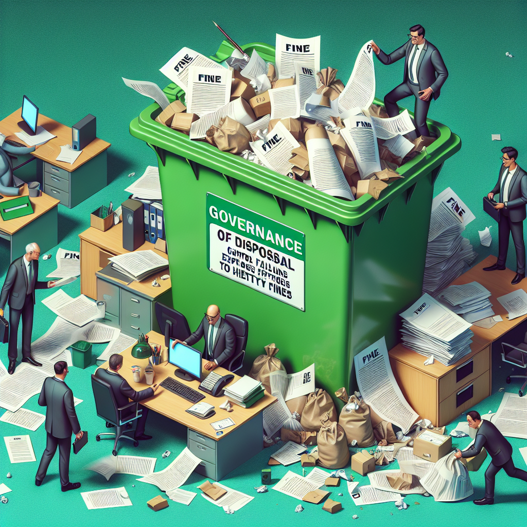 Gouvernance de l'élimination : défaillances de contrôle exposant les entreprises à des amendes de plusieurs millions