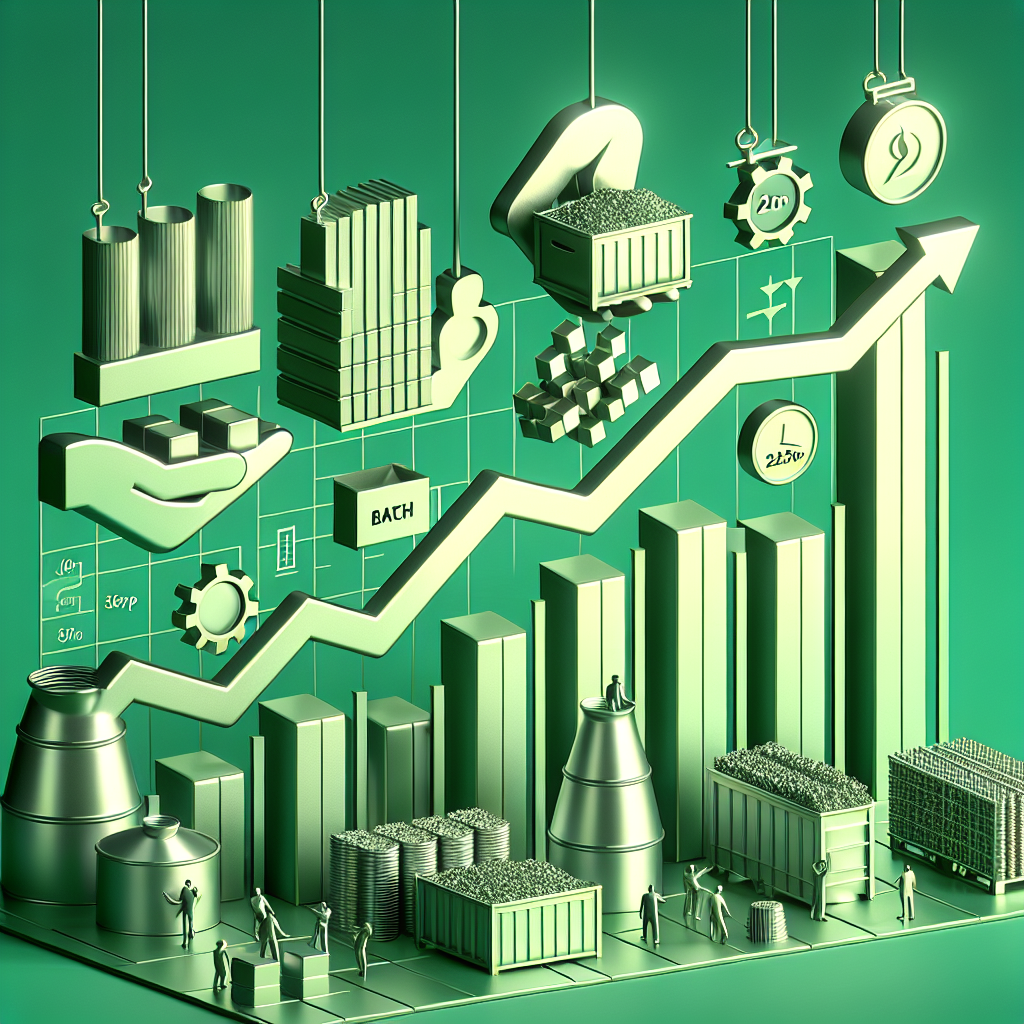 KPIs: taxa de recuperação de metais por lote.