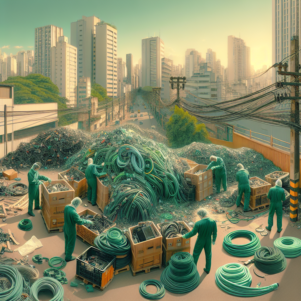 Logística reversa de cabos eletrônicos em São Paulo