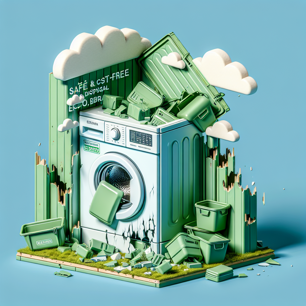 ¿Se te ha roto la lavadora? Descubre cómo deshacerte de ella de forma segura y gratuita con Ecobraz