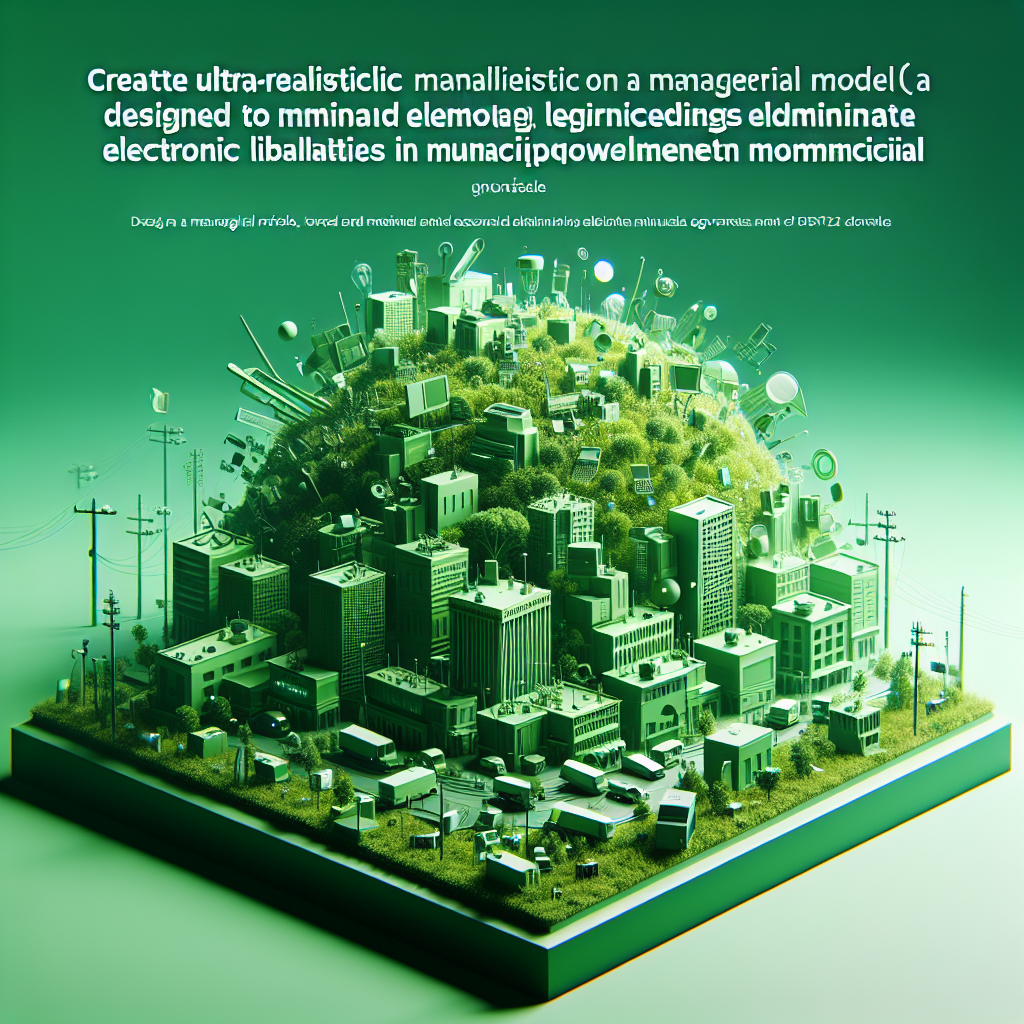 Management model to map and eliminate electronic liabilities in municipal governments