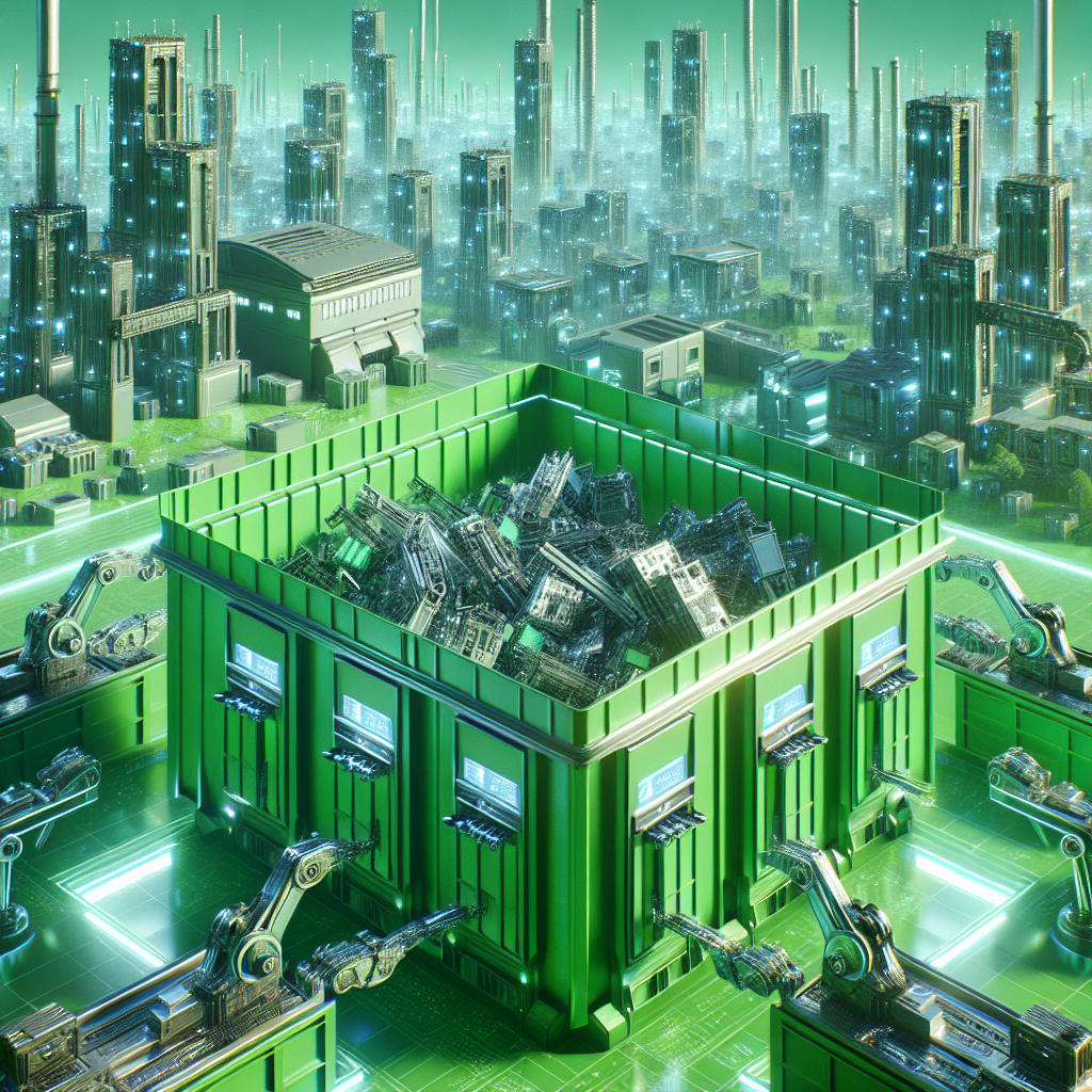 O futuro da reciclagem de eletrônicos com automação e robótica