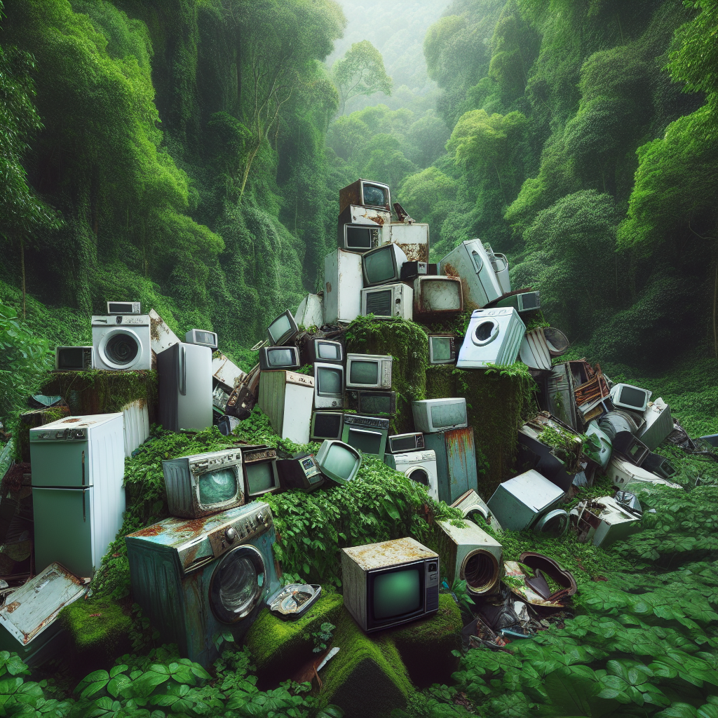 The environmental impact of improperly disposed of household appliances