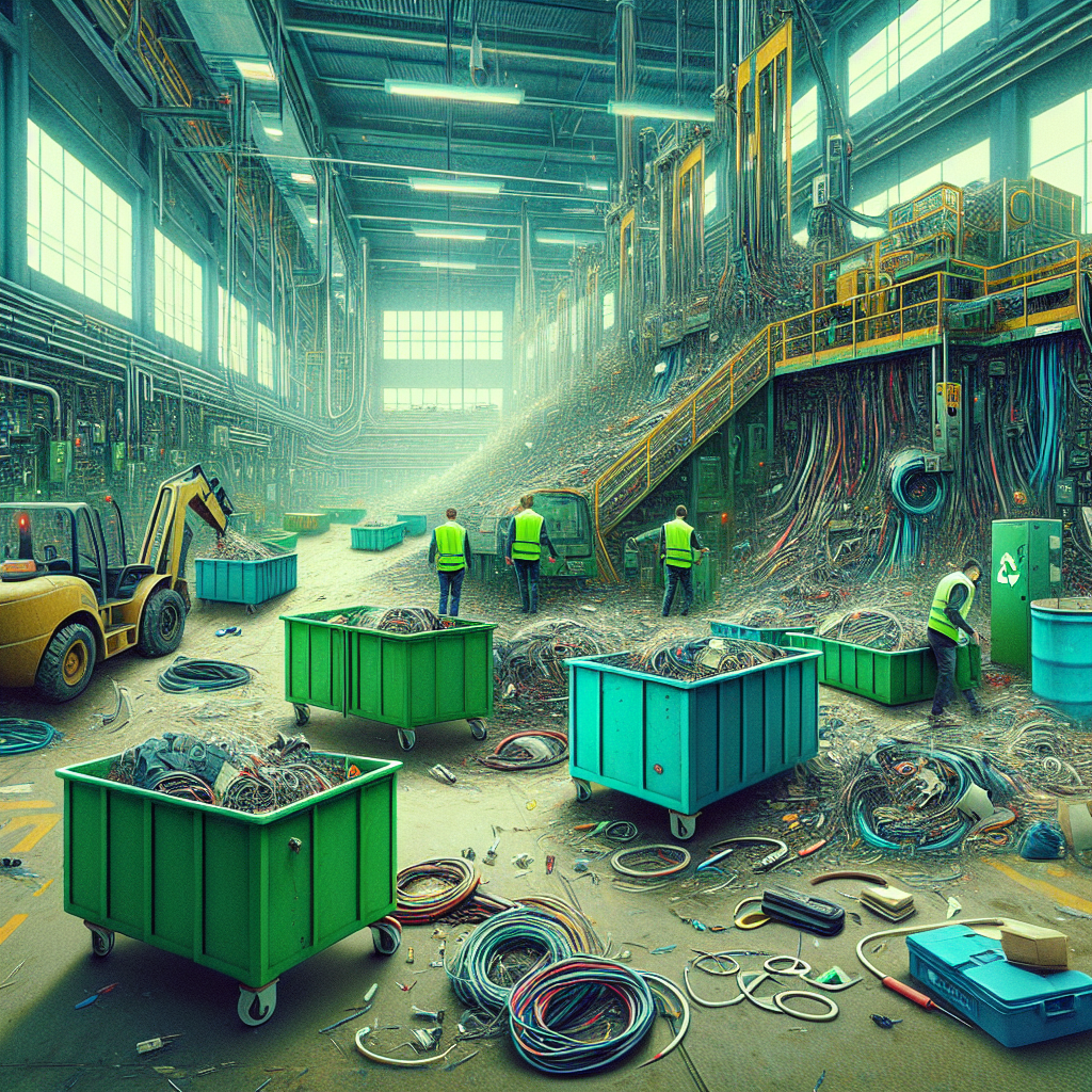 What Ecobraz does with the cables and wires it collects.