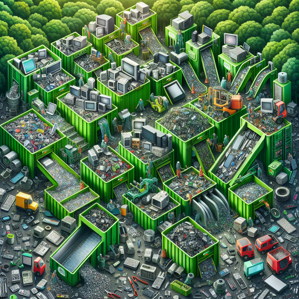 ¿Qué ocurre con los aparatos electrónicos después de su recogida?