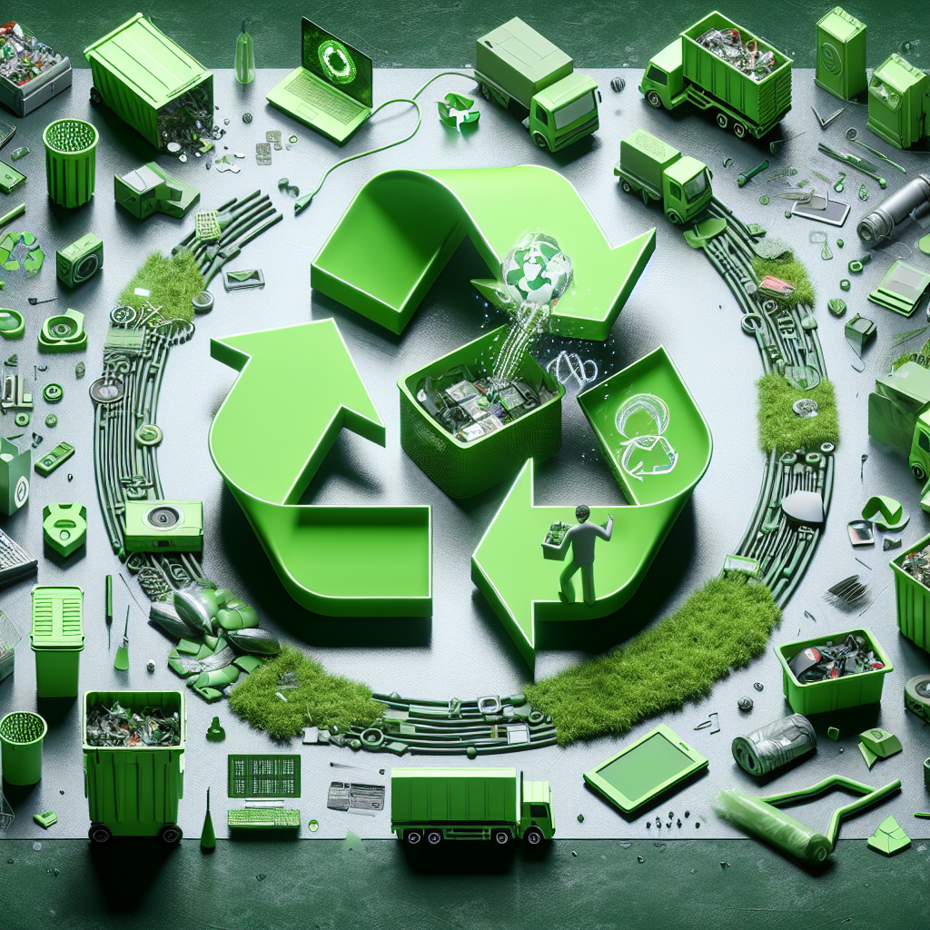 What is GRI 306 and how can it be applied to electronic waste?