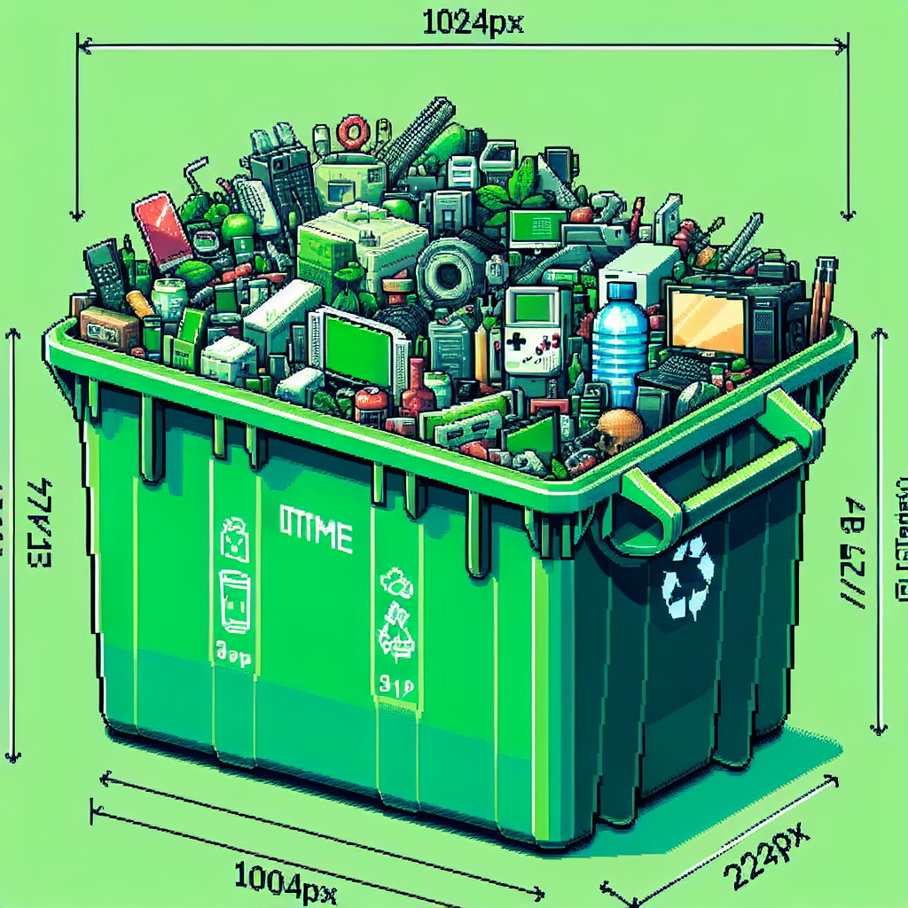 What is not accepted in the same e-waste collection?