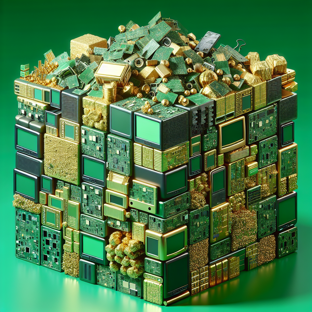 The economic value of e-waste: precious metals and raw materials