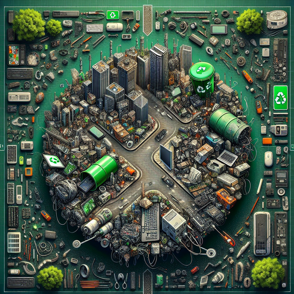 ¿Dónde puedo tirar los residuos electrónicos en mi ciudad?