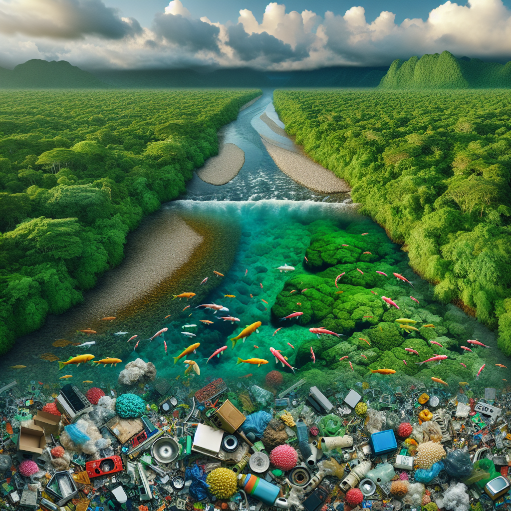 Os impactos do lixo eletrônico nos solos, rios e oceanos