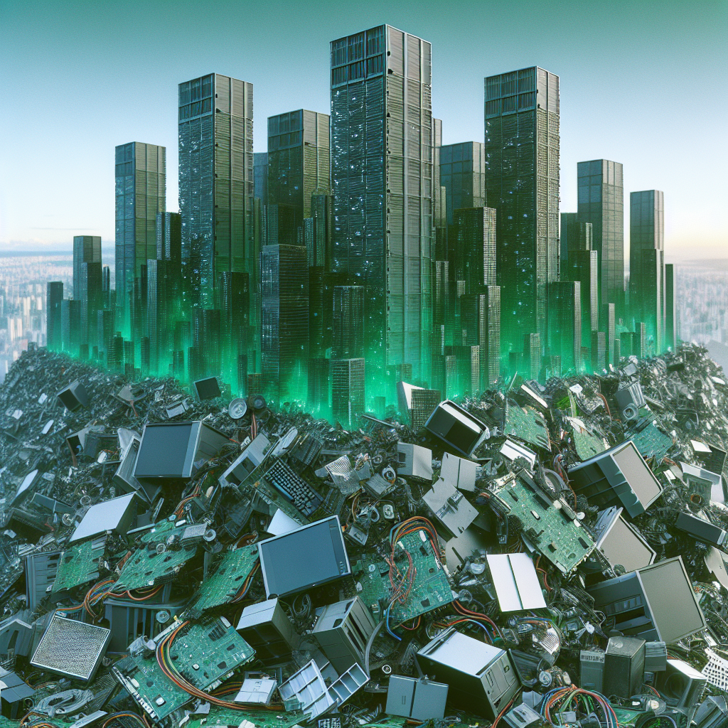 Overview of the volume of electronic waste generated by data centers in Brazil