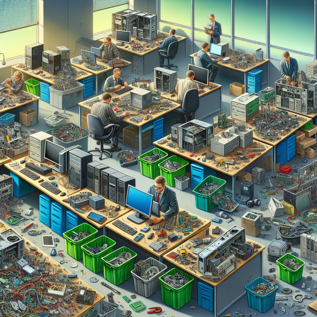 Step by step to prepare the corporate IT sector for equipment recycling